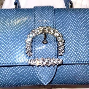 Jimmy Choo Paris crystal buckle crossbody!